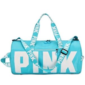 NWT VS PINK Duffle Bag Light Blue